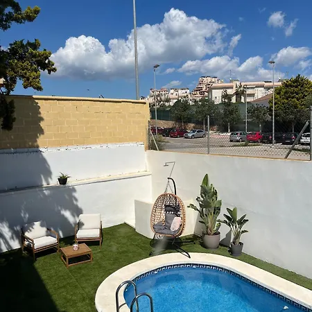 Casa Mediterranea Con Piscina Privada, Playa Isla Del Fraile Aguilas Exterior photo