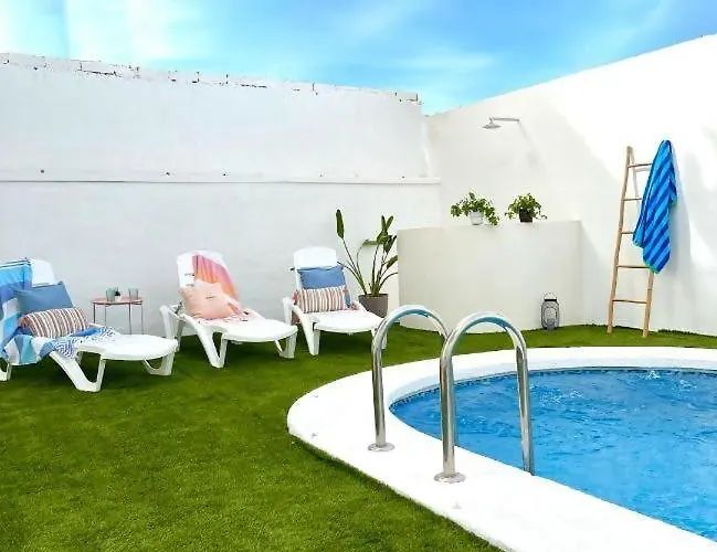Casa Mediterranea Con Piscina Privada, Playa Isla Del Fraile